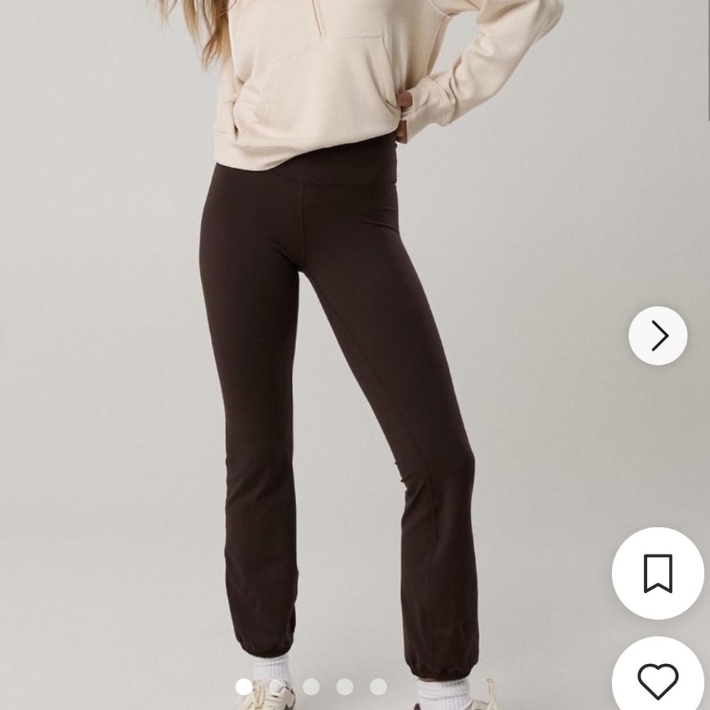 Aerie The Hugger bubble hem leggings